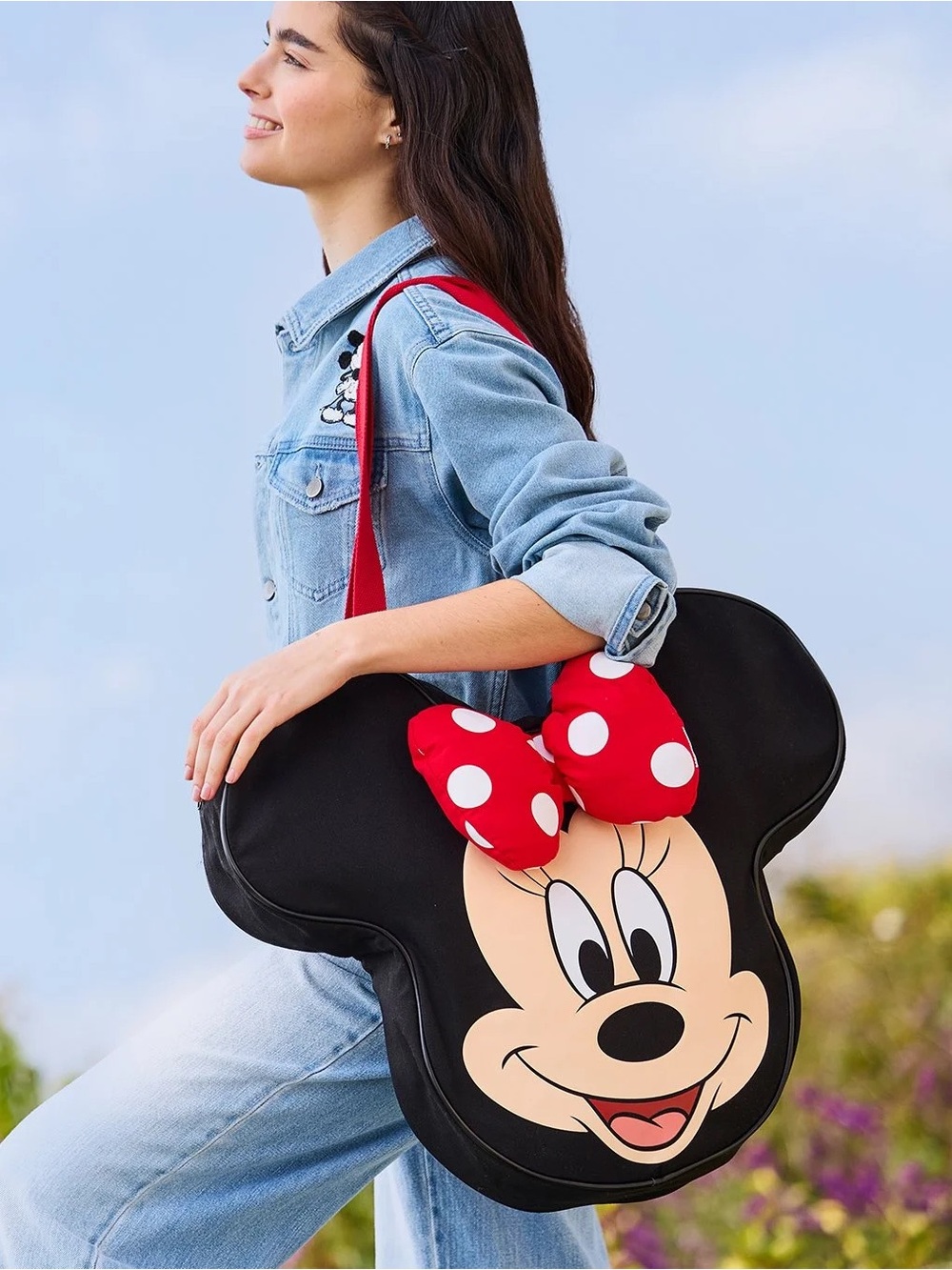 Disney Minnie Mouse face tote